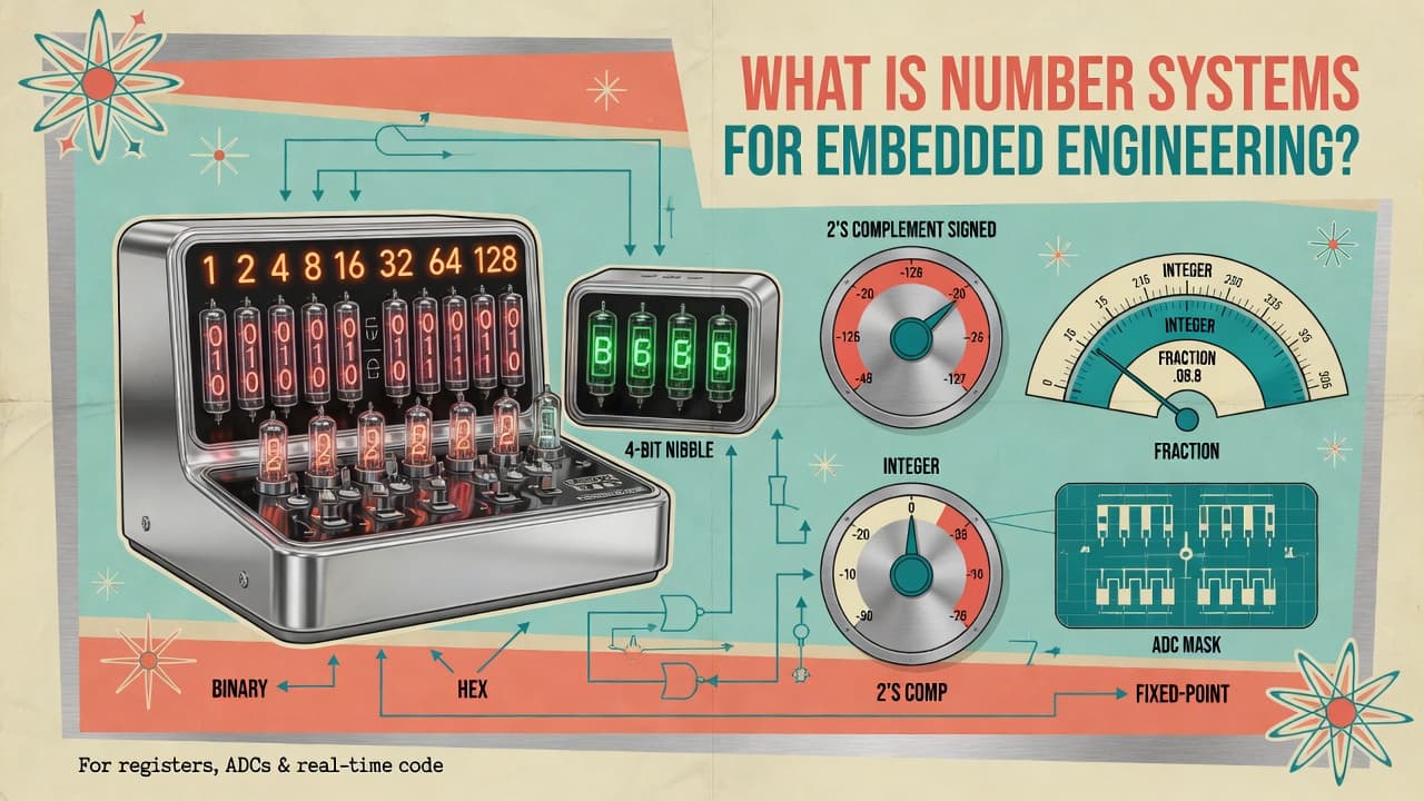 Atompunk console — binary, hex, two's complement, and fixed-point for embedded